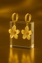 Golden Bloom Hoops