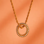 Lustre Loop Necklace