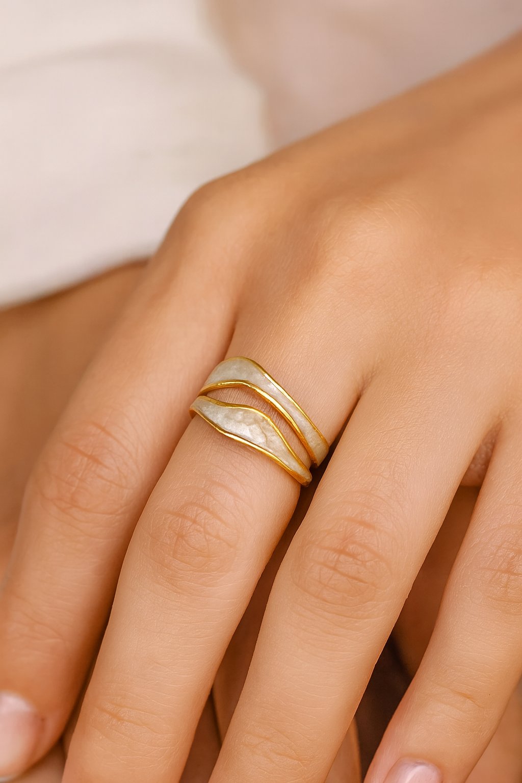Eterna Wave Ring