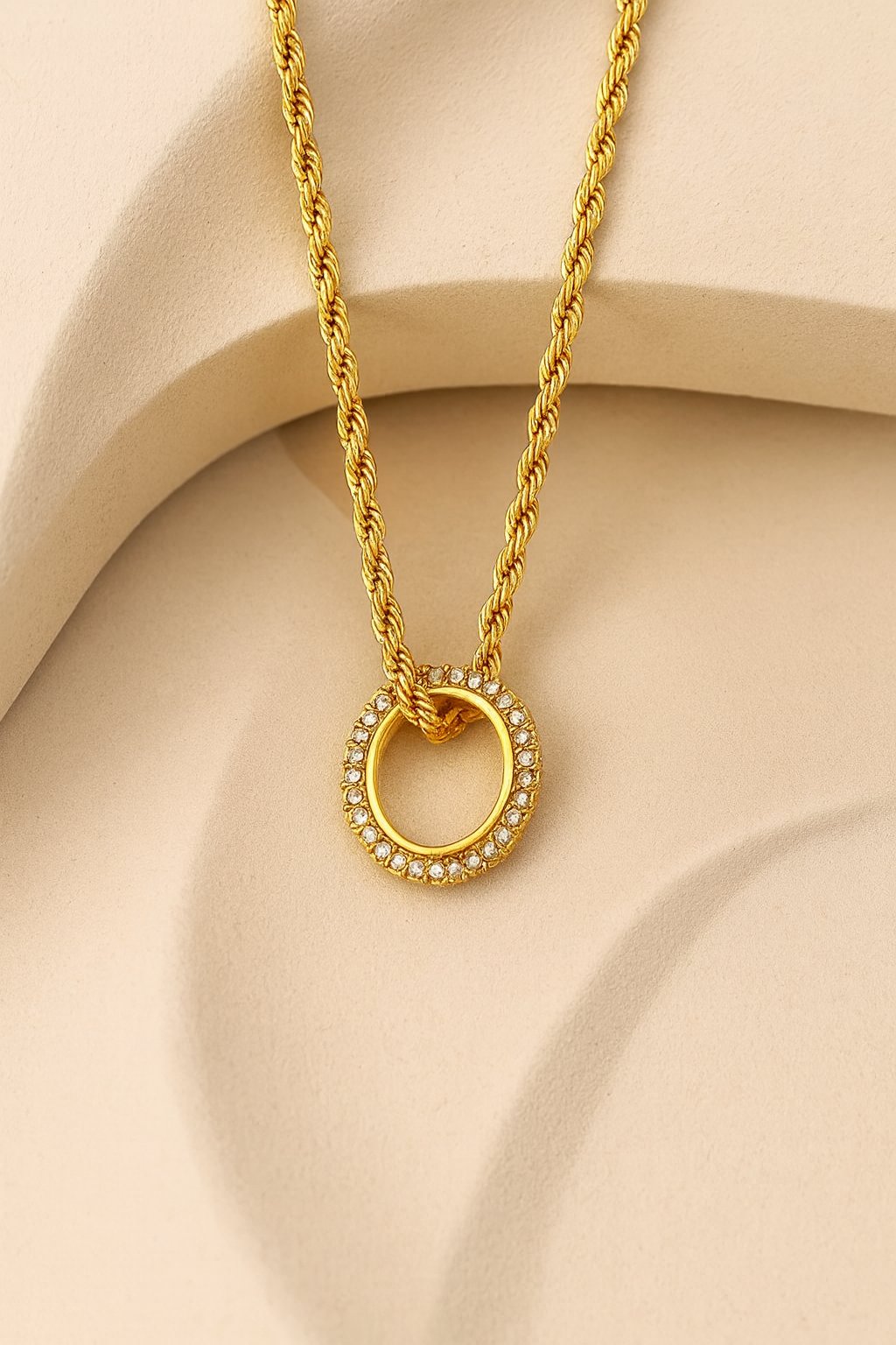 Lustre Loop Necklace
