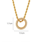 Lustre Loop Necklace