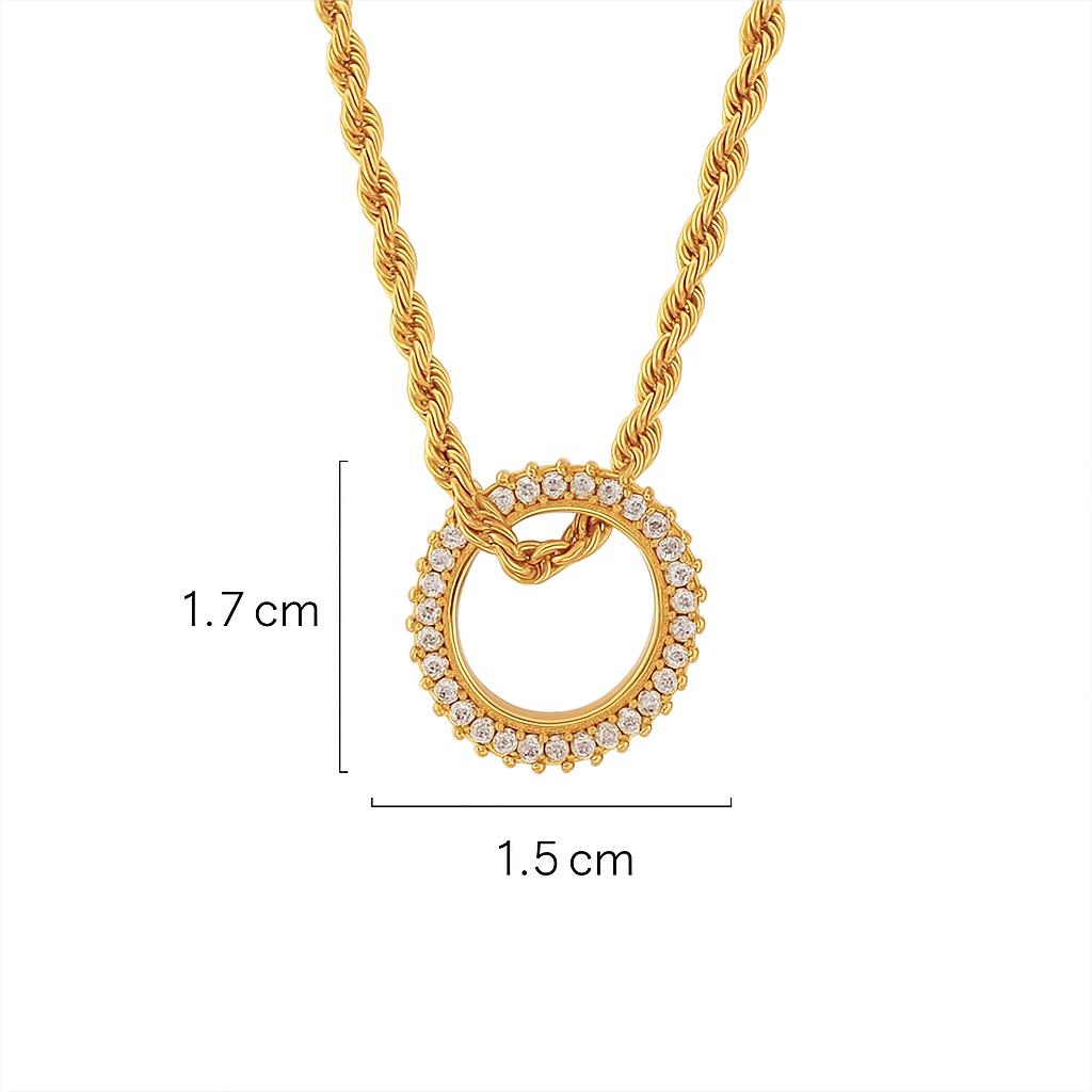 Lustre Loop Necklace