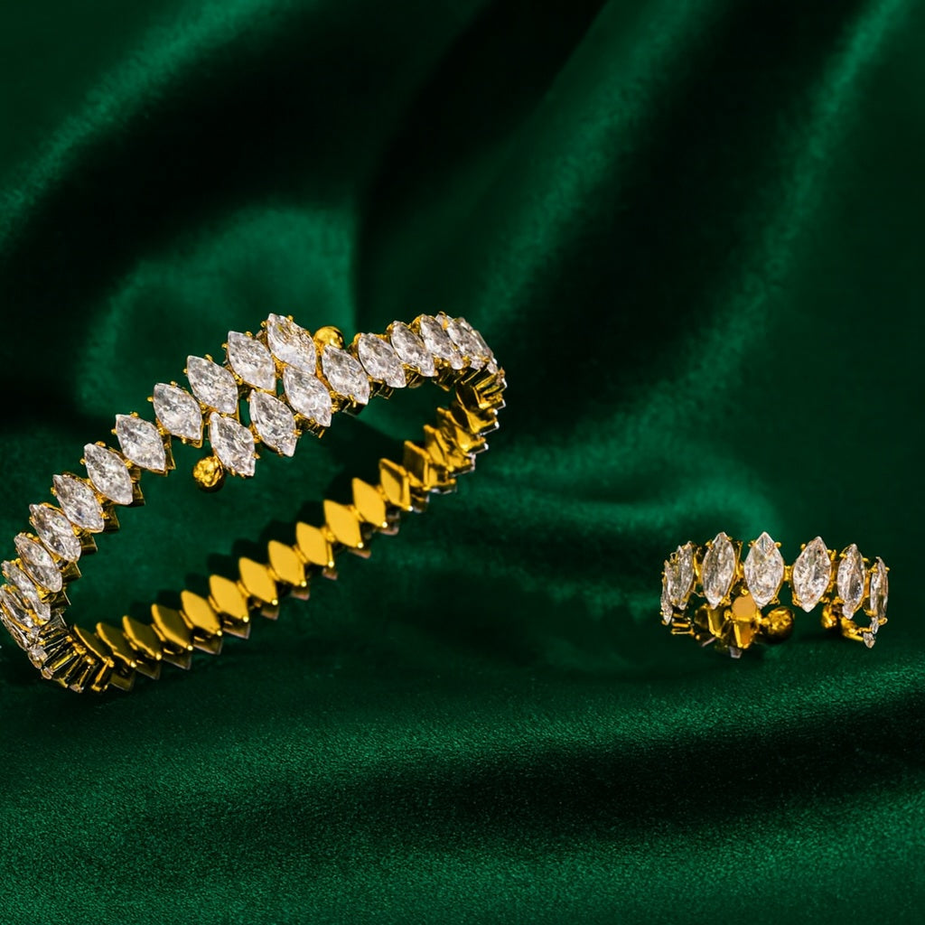 Aurora Marquise Ring and Bracelet