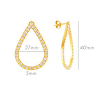 Crystal Dewdrop Earrings